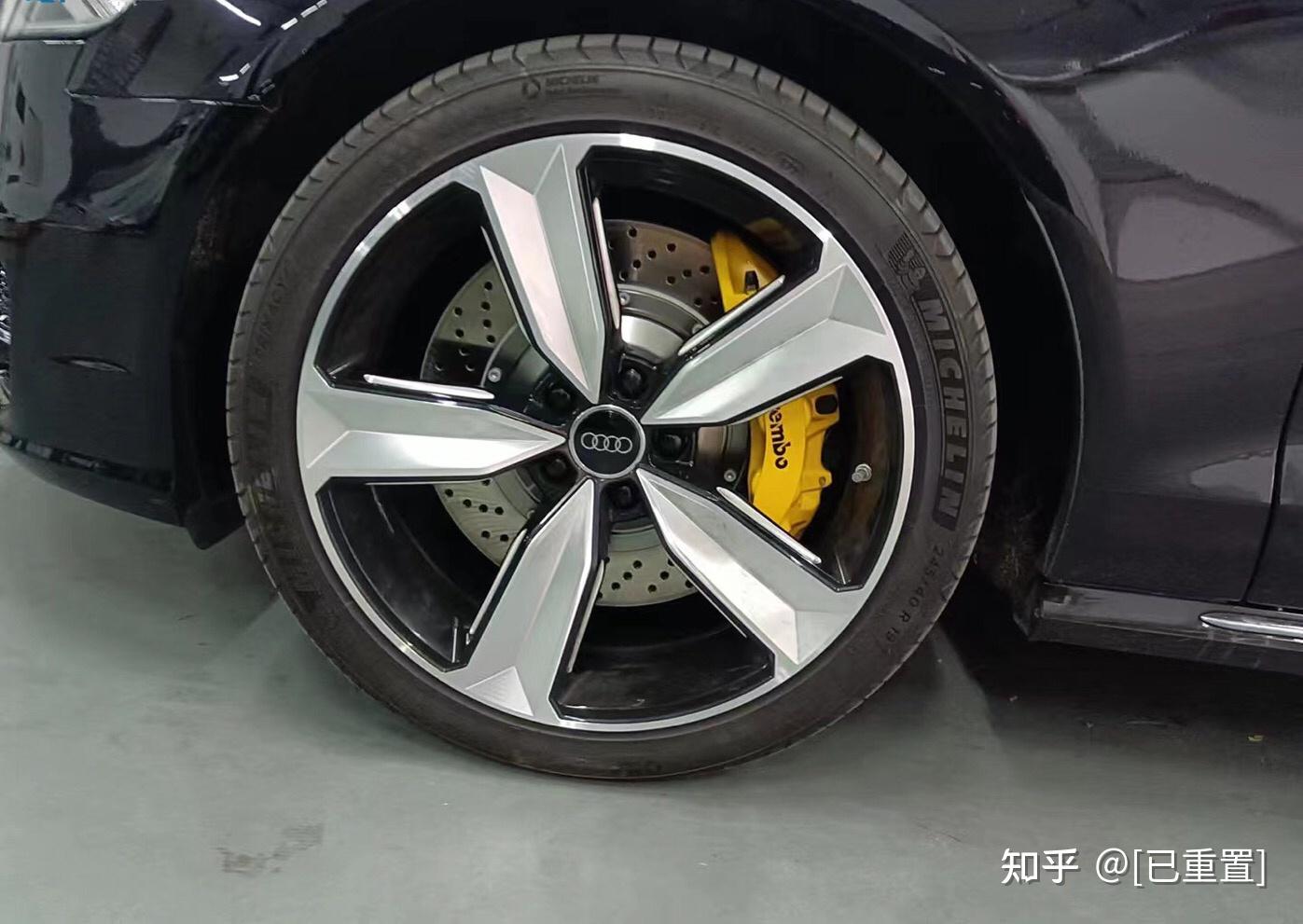 奥迪a6 C7刹车改装升级布雷博brembo前6后4加 电子手刹，提升刹车性能，缩短制动距离。 知乎 1240