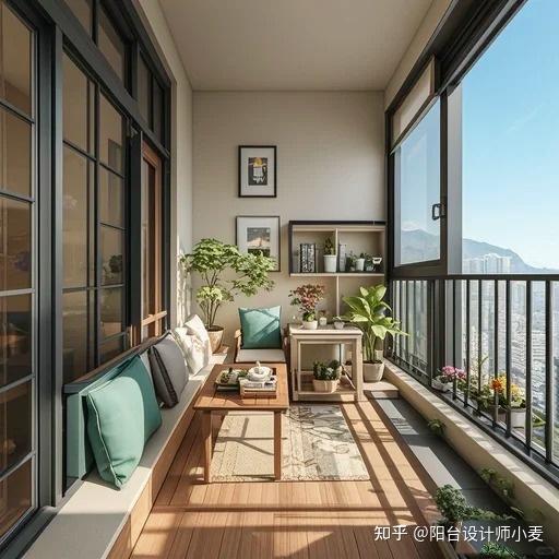 头一次见阳台这样装修,多出一间房!空间不浪费! - 知乎