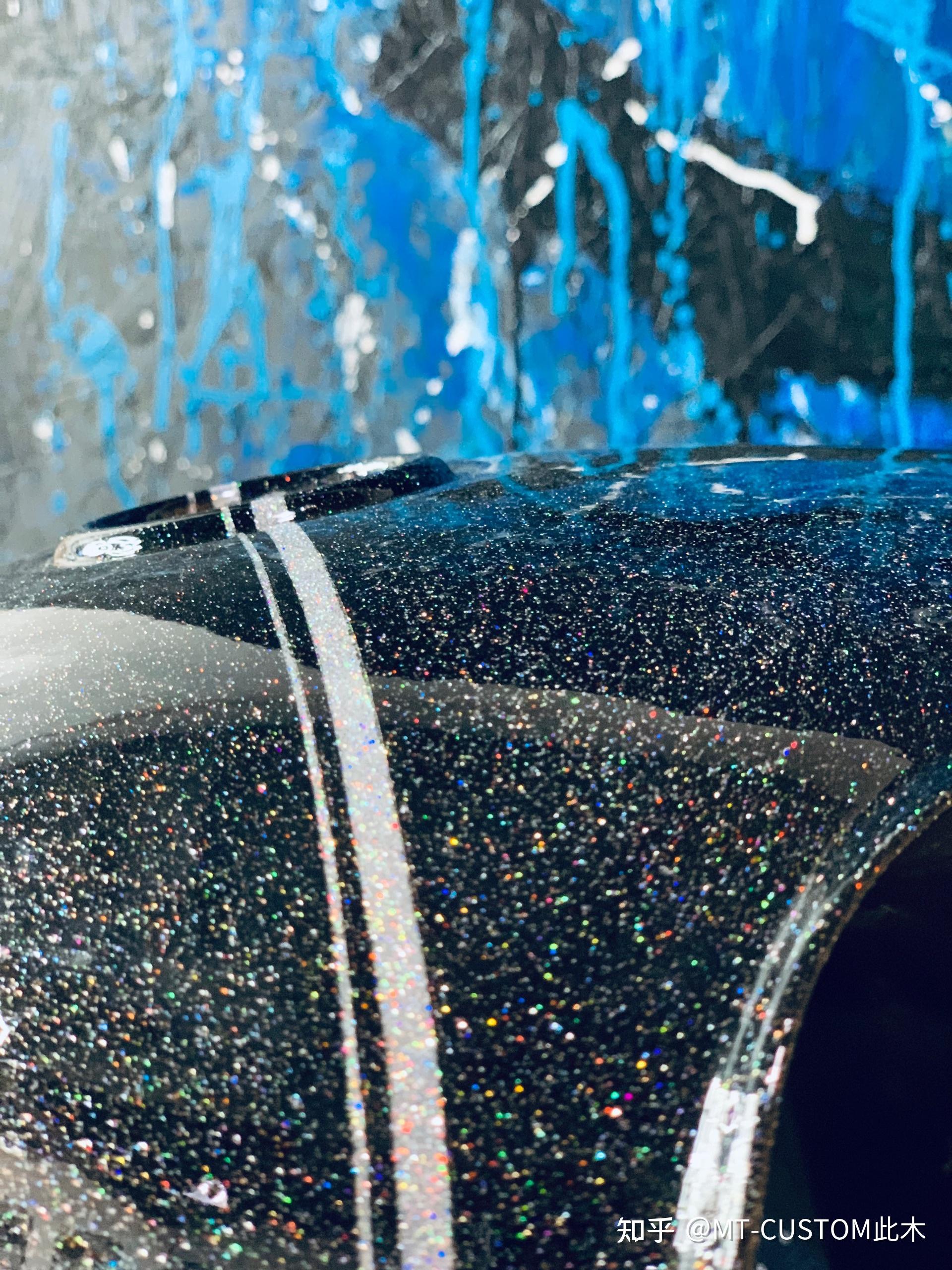 凯旋triumph油箱改糖果漆