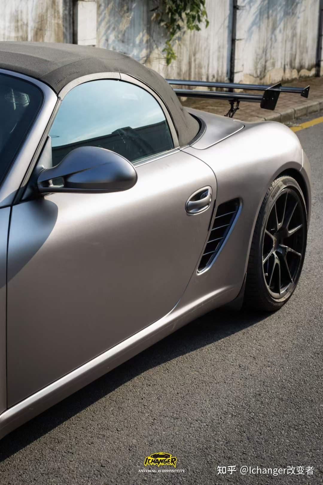 保时捷718贴膜ichangericr改变者超亚电镀灰