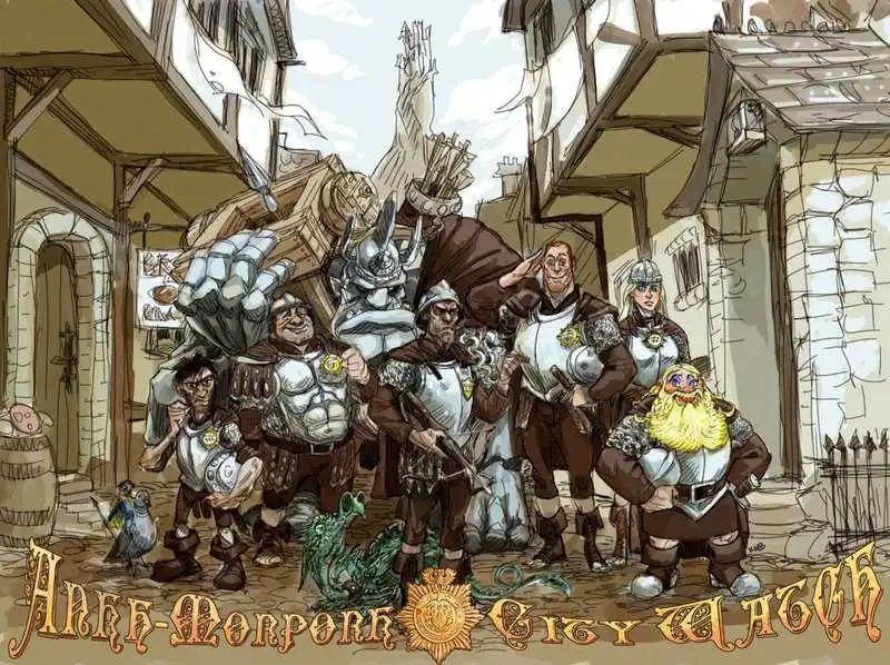 城邦护卫队的漫画形象剧集倒好,跨种族集结(奇幻故事也讲政治正确!