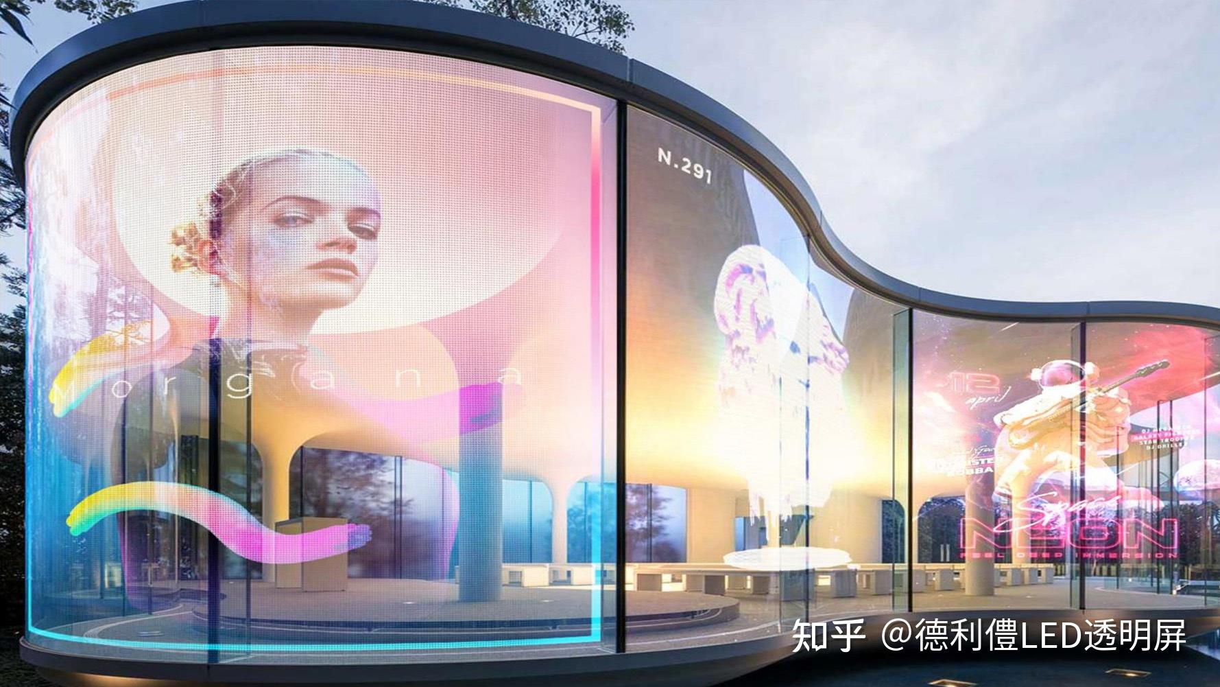 LED晶膜屏：玻璃幕墙亮化好搭档 - 知乎