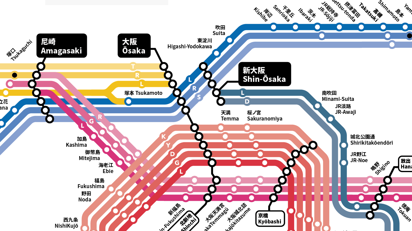 自制 近畿地区jr西日本线路图 知乎