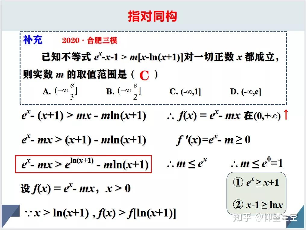 导数专题:切线放缩 - 知乎