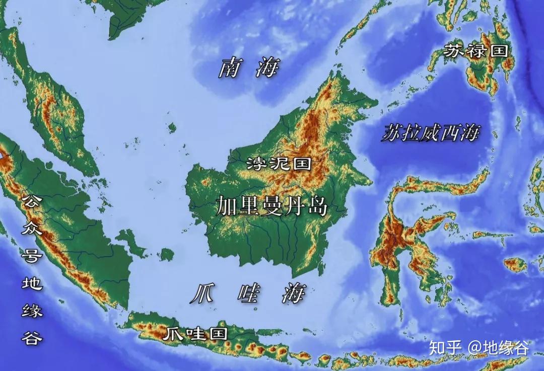 马来西亚山脉地图图片