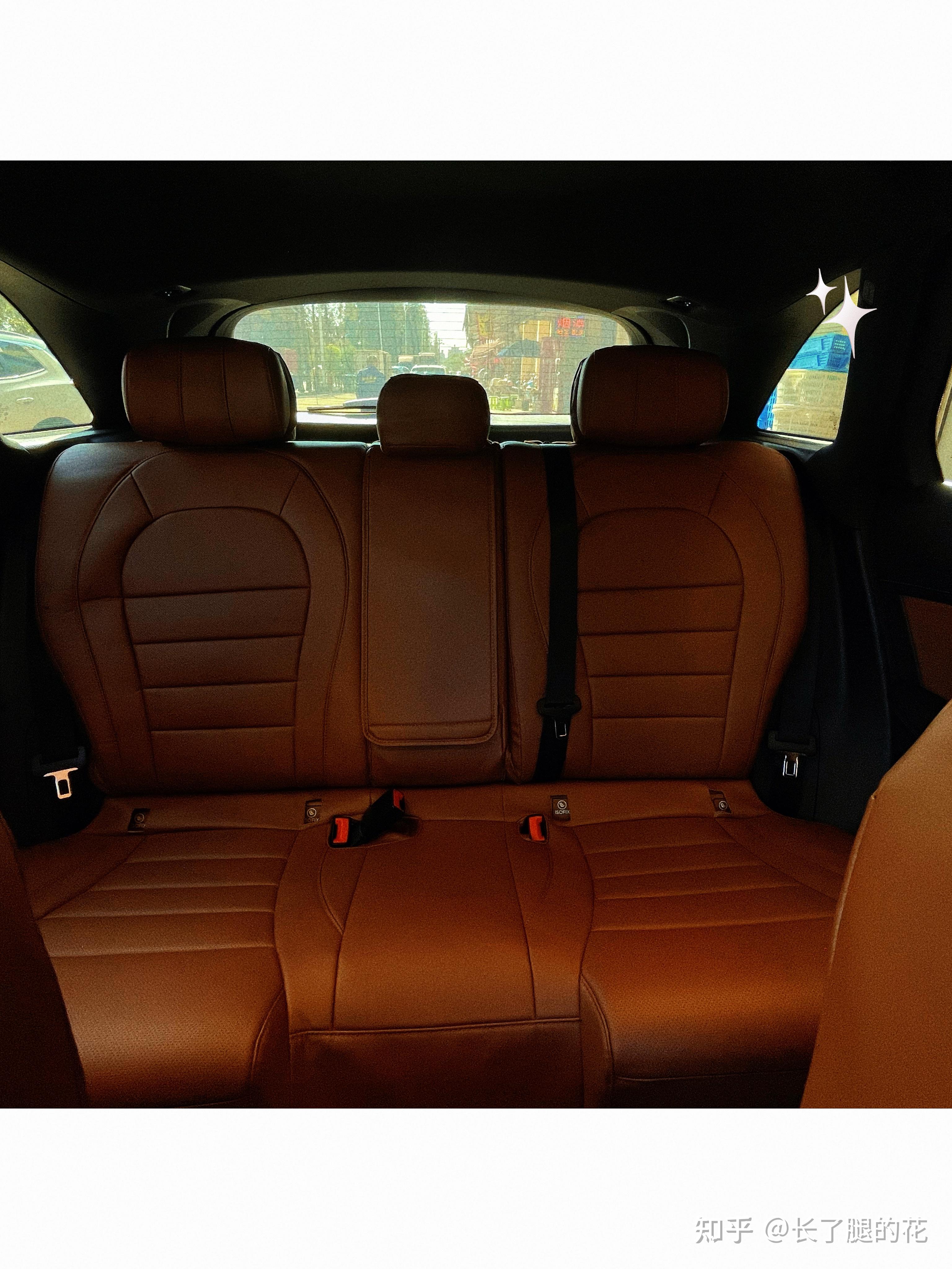 奔驰glc300l马鞍棕内饰分享