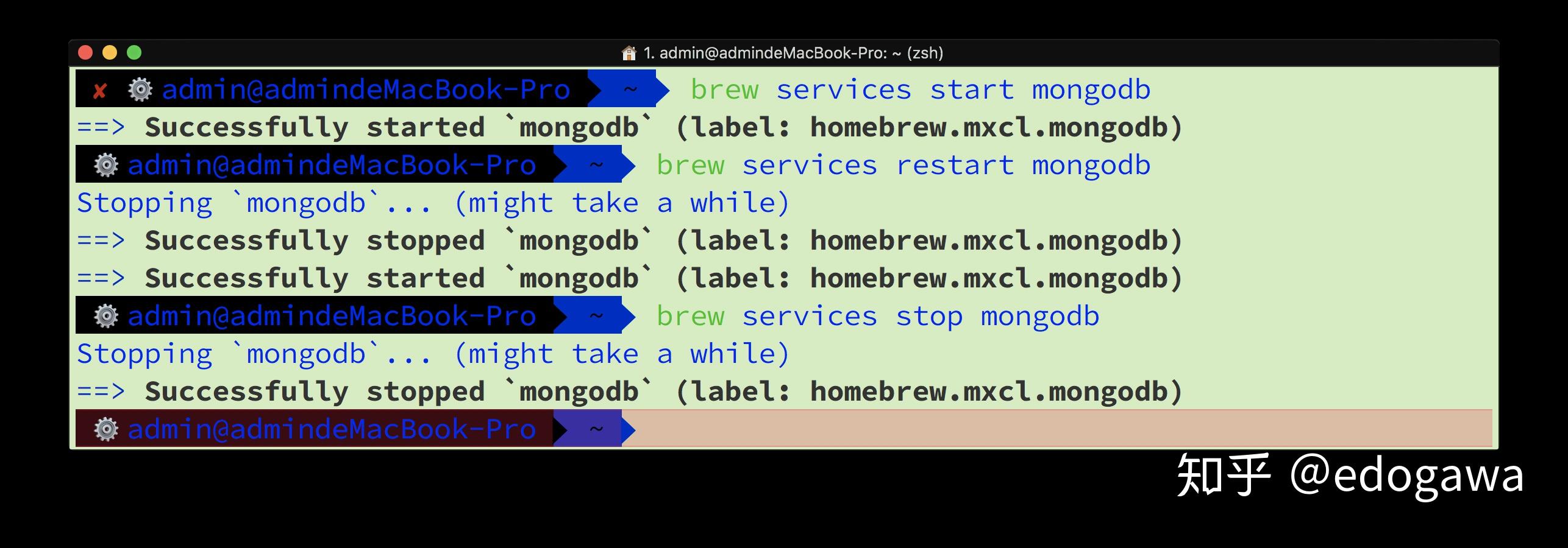 Mongodb on Mac - 知乎
