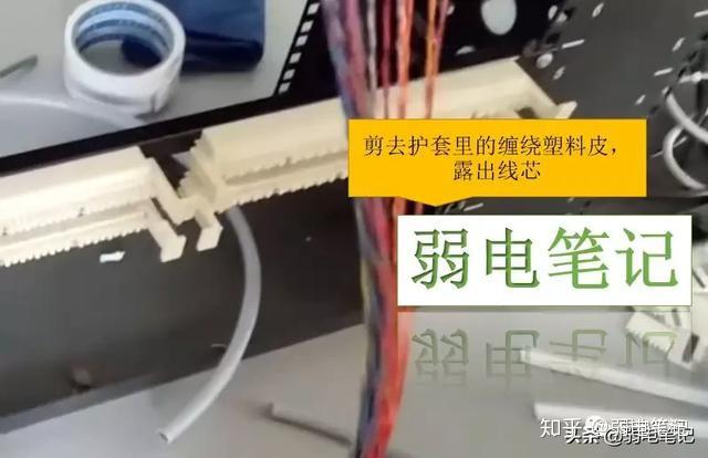 最全图文大对数电缆端接到110(语音)配线架,电话配线架打线 图4 最全图文大对数电缆端接到110(语音)配线架,电话配线架打线 图4