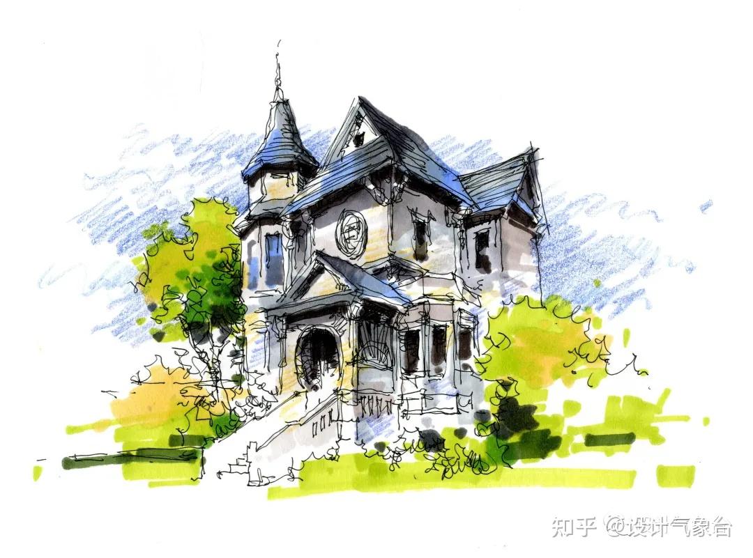 辑 [夏克梁 主编]夏克梁钢笔建筑画新作集夏克梁手绘景观元素植物篇上