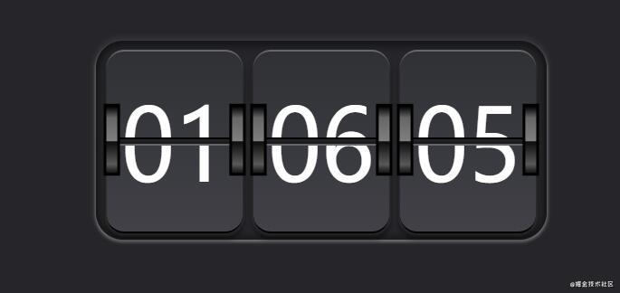 htmlcssjs一個簡單小項目3d卡片時鐘