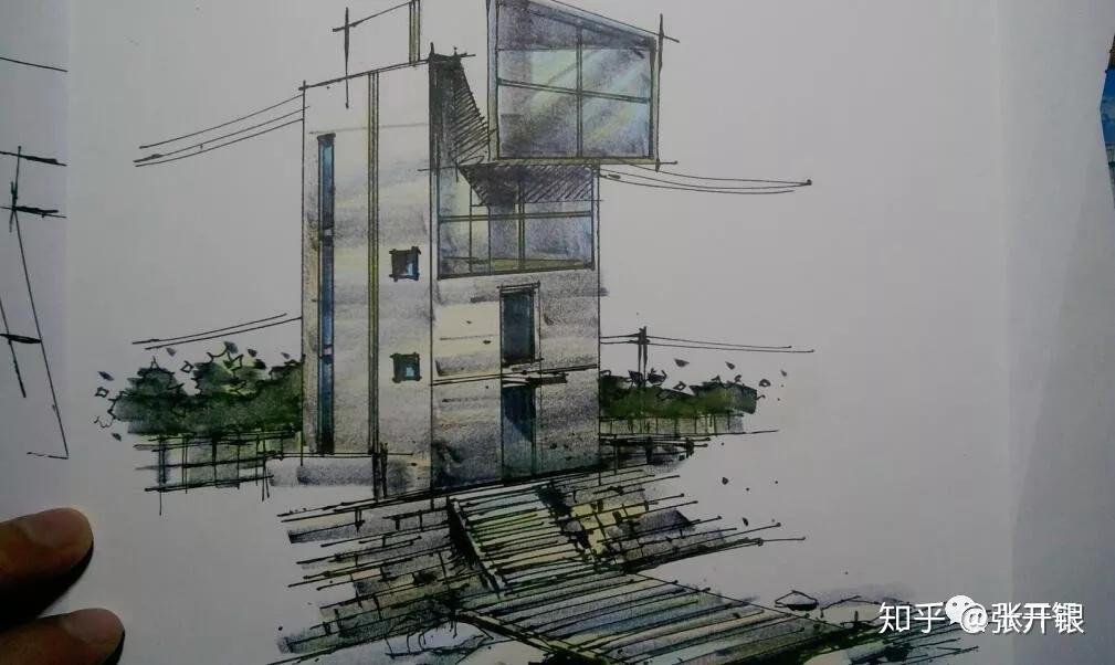 风景园林与建筑学这两种马克笔手绘画风，您喜欢哪一种？ - 知乎