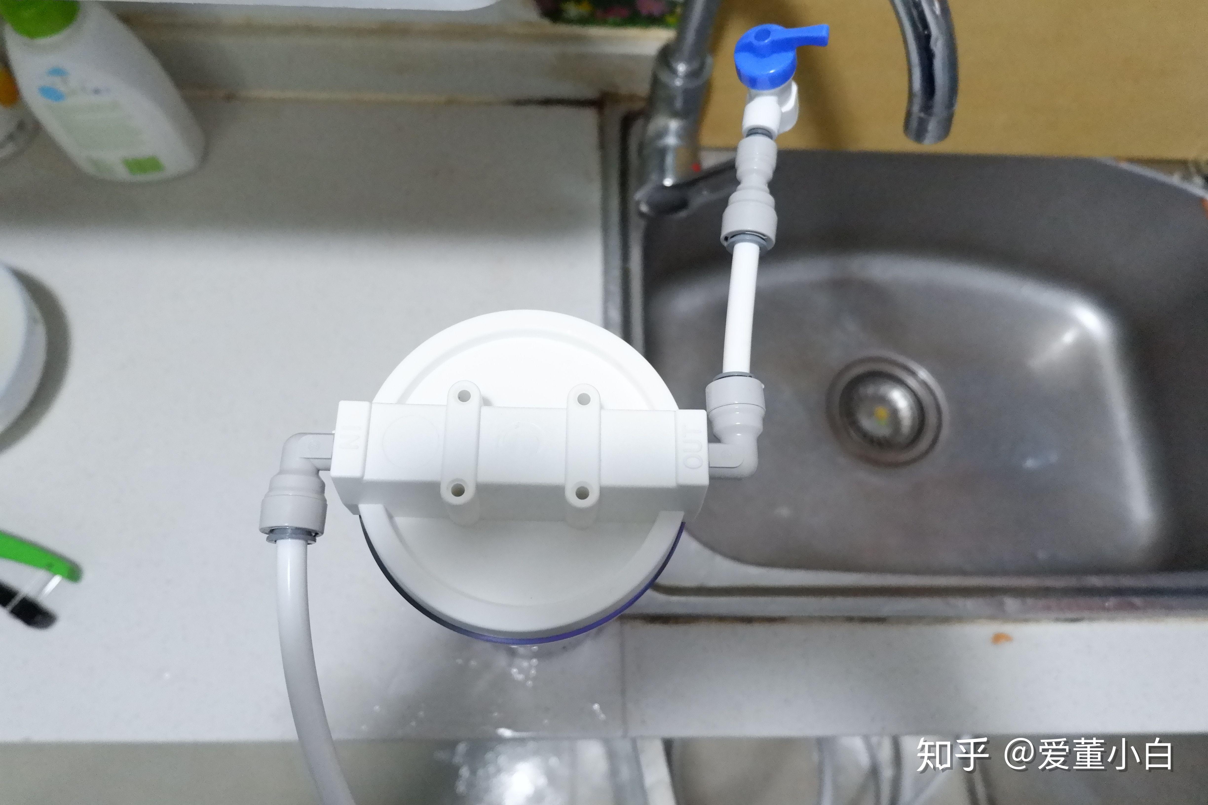 diy純水機淨水器安裝避坑詳細過程ro純水機廢水處置方案解決無桶機高