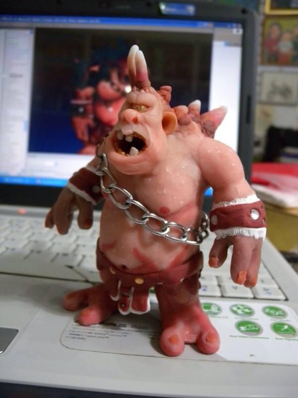 《魔兽世界》软陶偶记(二:食人魔篇)