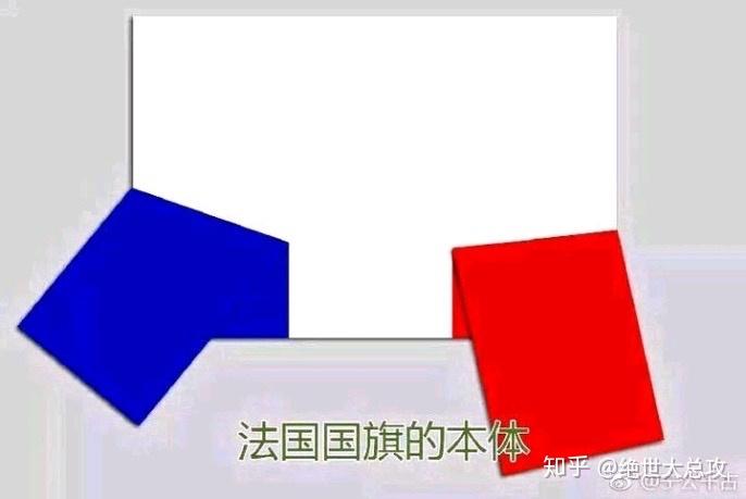(二战时,法国短短六周就投降了,其速度之快令人咋舌)1,法国国旗的本体