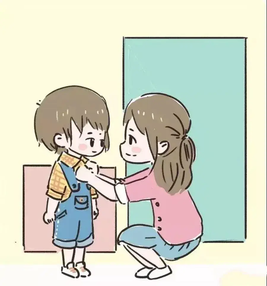 注视着他的眼睛——通过这样的肢体语言告诉孩子:妈妈在认真听你说话