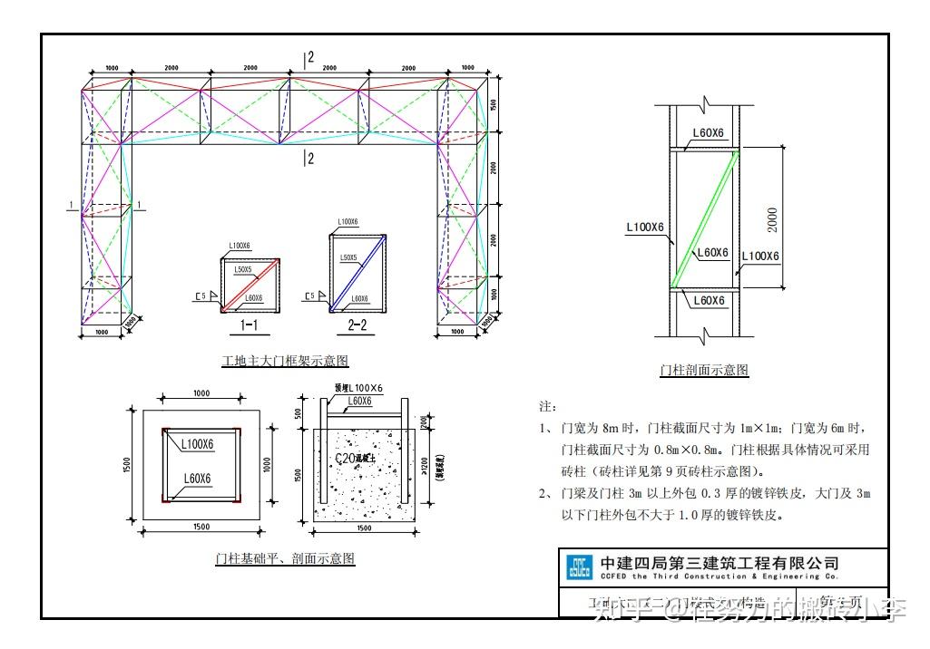 工地大门图集 设计图图片