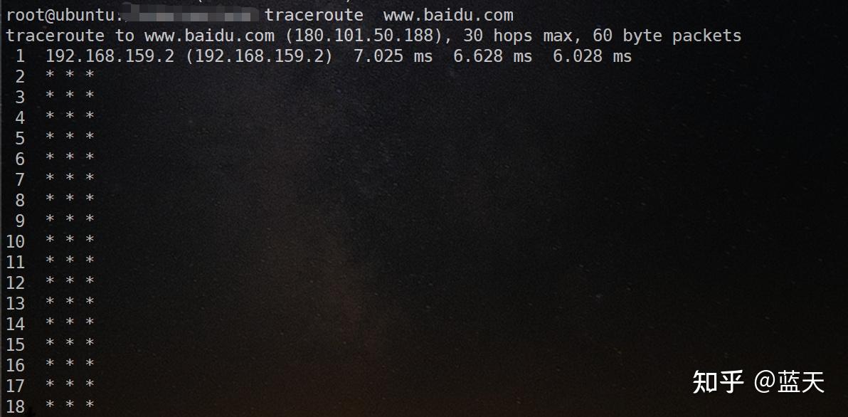 Traceroute 