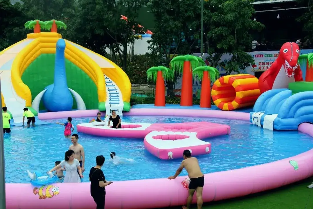 上项目泡泡池,冰雪奇缘,儿童水寨,恐龙乐园小朋友对水世界充满了向往