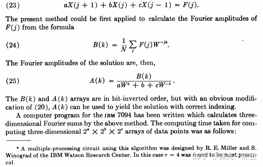 An Algorithm for the Machine Calculation of Complex Fourier Series - 知乎