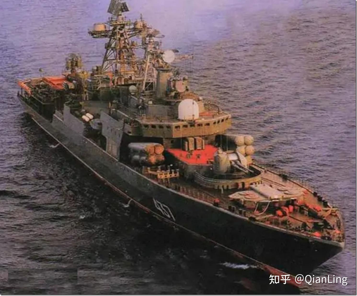 苏联帝国留下的红色巨舰(4):无畏级反潜驱逐舰 
