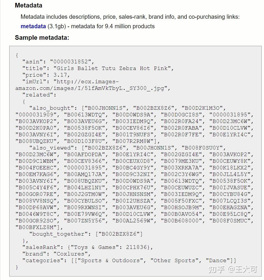 代码问题随记 二 （Amazon2014 Dataset 代码处理） - 知乎