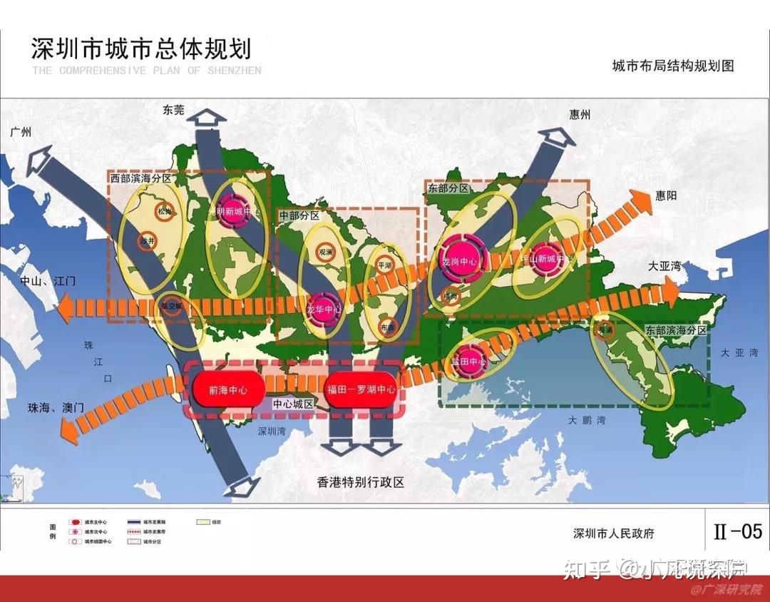 2022年深圳各区发展规划图（精简版） - 知乎