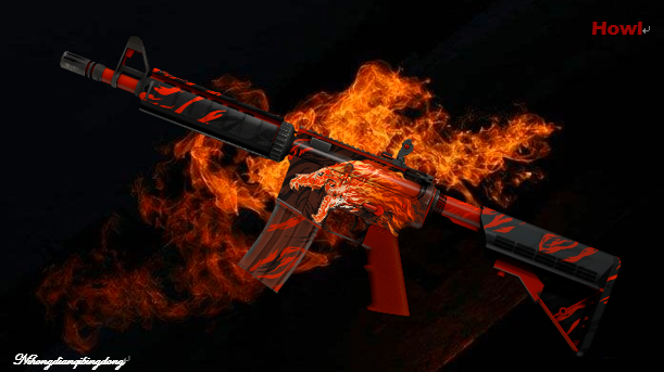 csgo丨m4a4咆哮howl