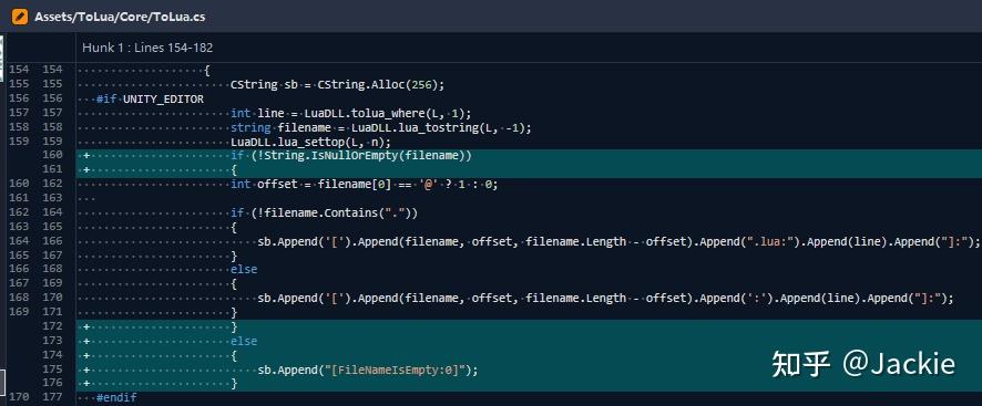在Unity Tolua#下Dump Lua Stack using C/C# - 知乎