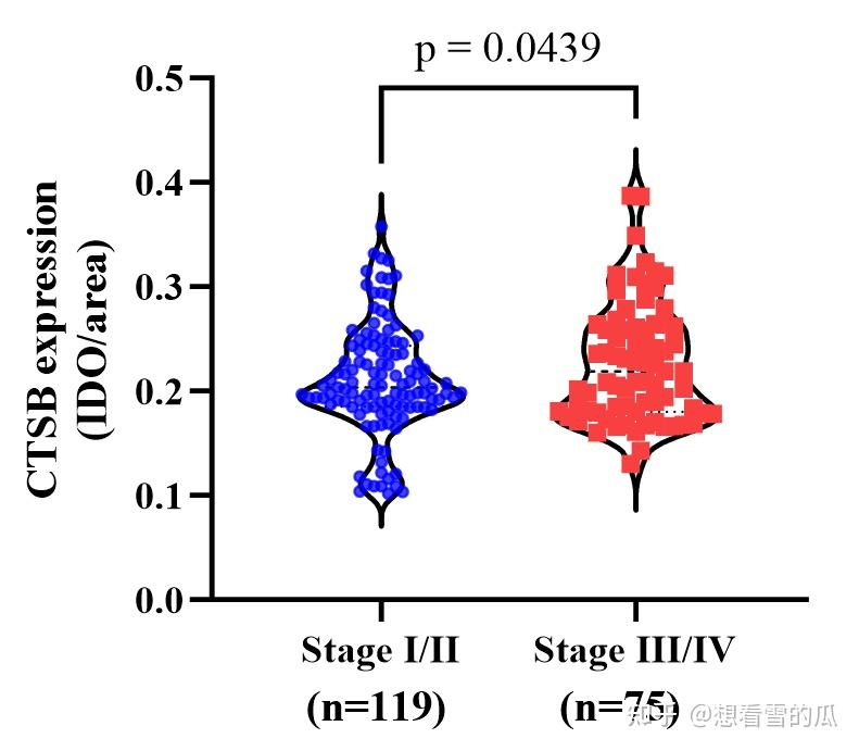 Nature图形复现—Graphpad绘制带P值的含数据点的小提琴图 - 知乎