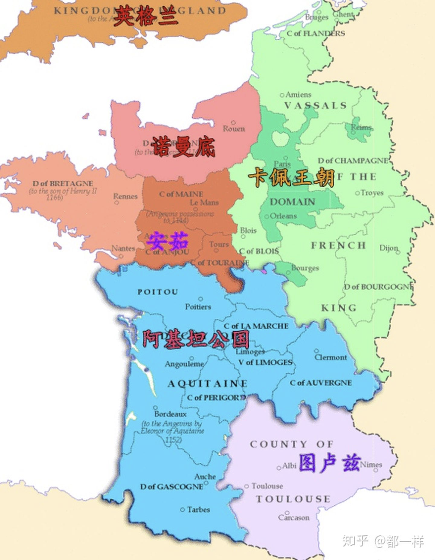 聊聊英国王朝有趣的人跟事儿第三期金雀花王朝