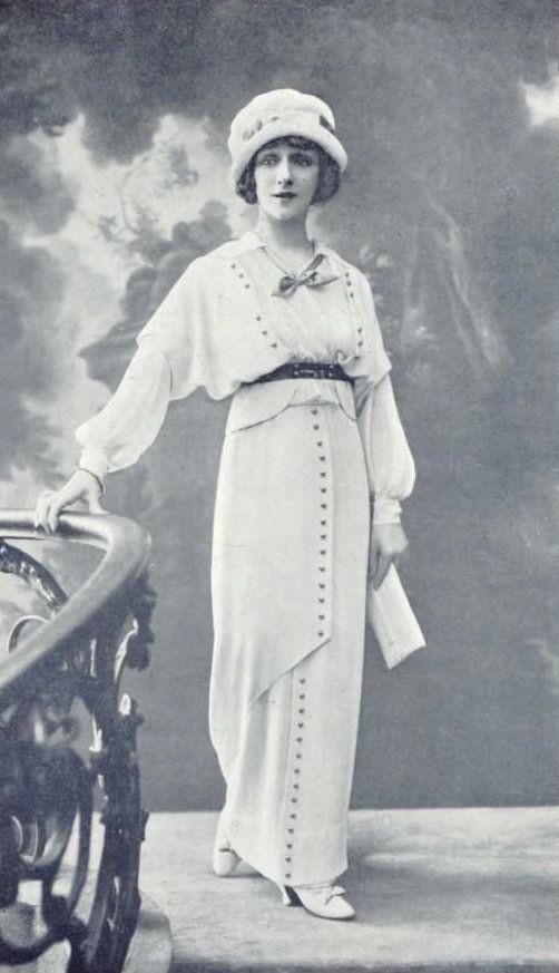20世纪初法国女性服饰图片