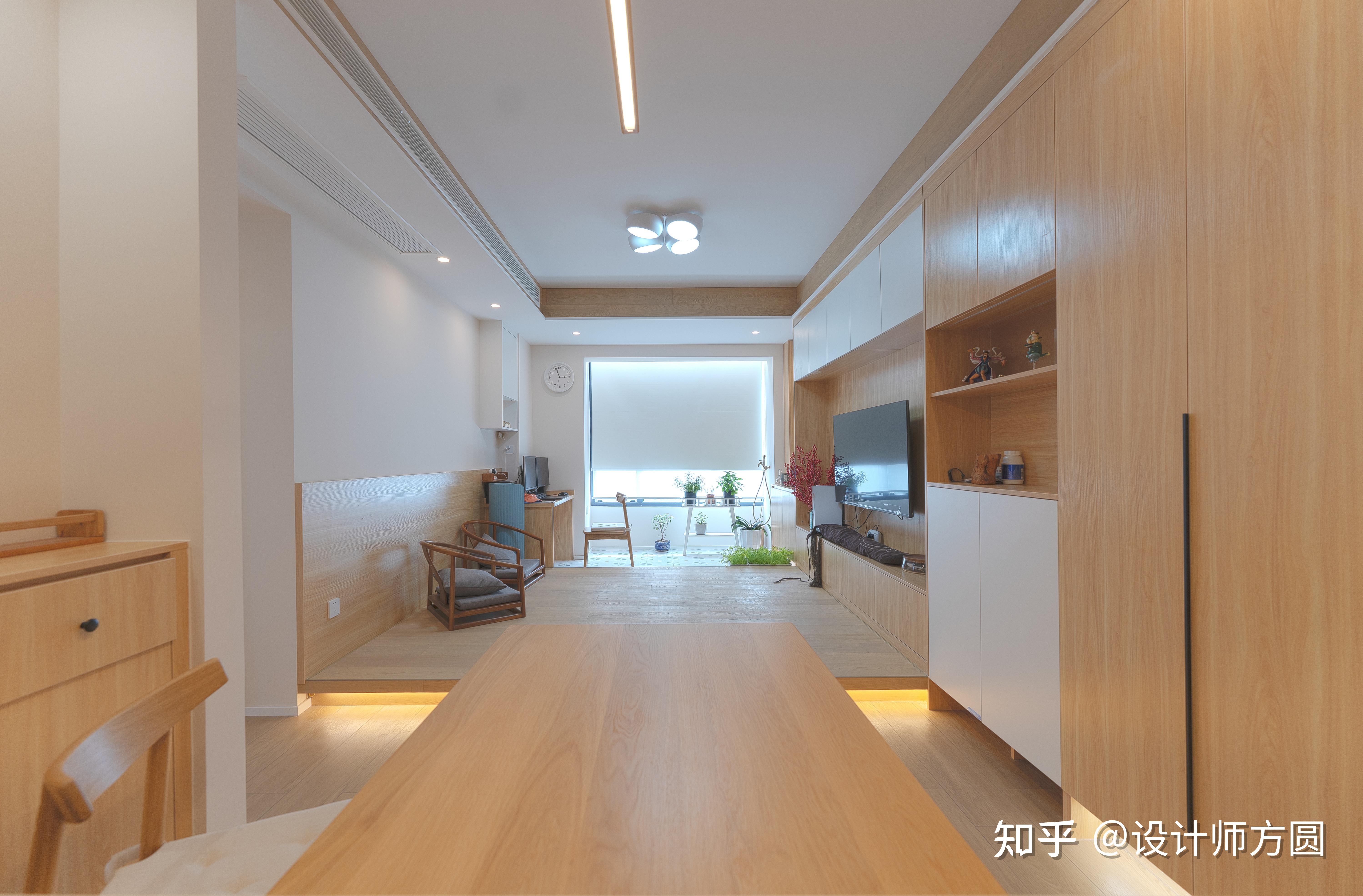 成都装修65㎡旧房翻新去客厅化打造治愈ins风