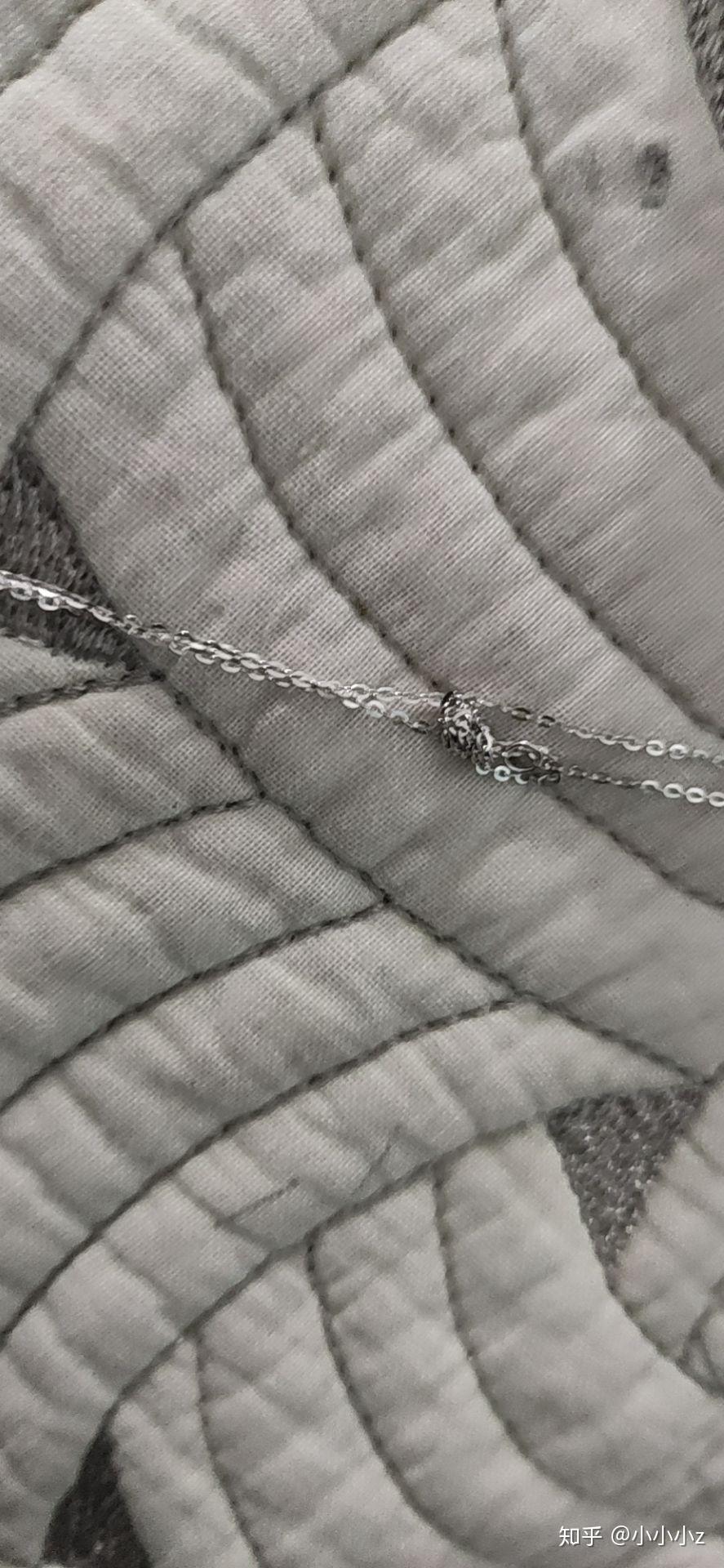 超细银项链打结如何解决