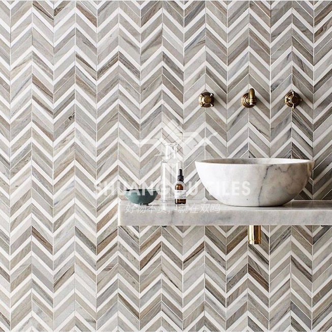 双鸥陶瓷带您感受一下大理石马赛克的迷人之美