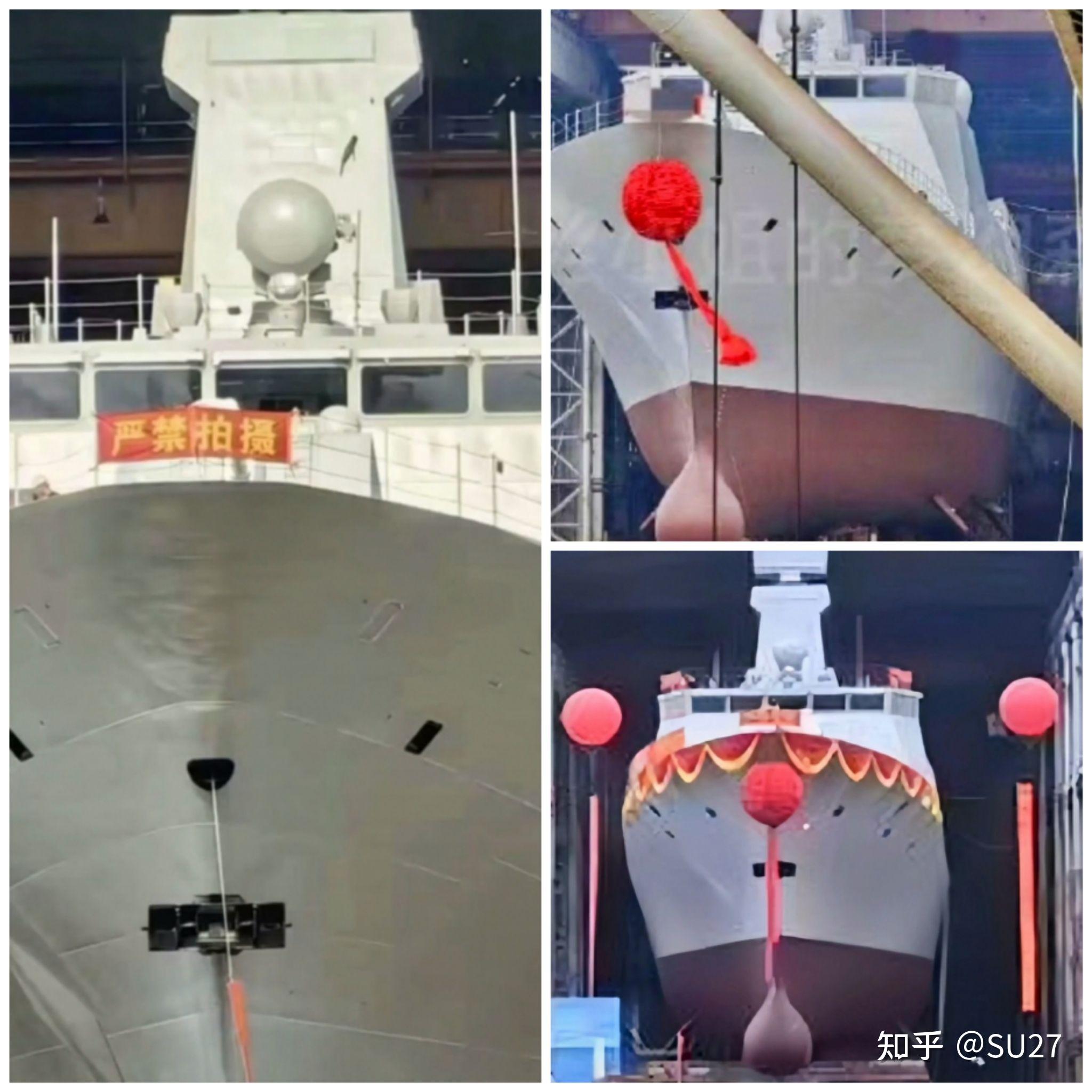时隔两个月054B二号舰下水,命名为钦州舰 - 知乎
