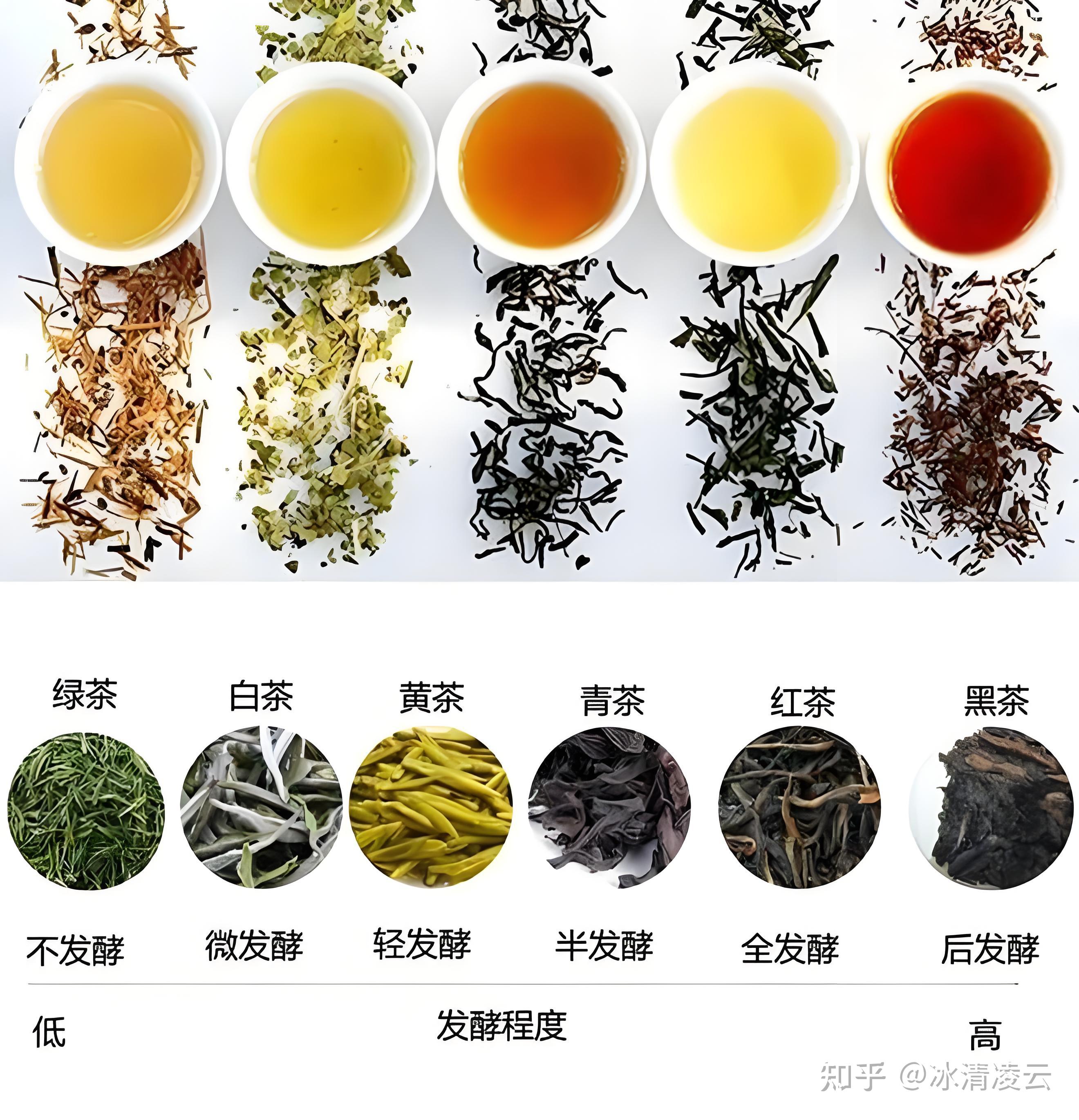 茶叶的种类大全图片