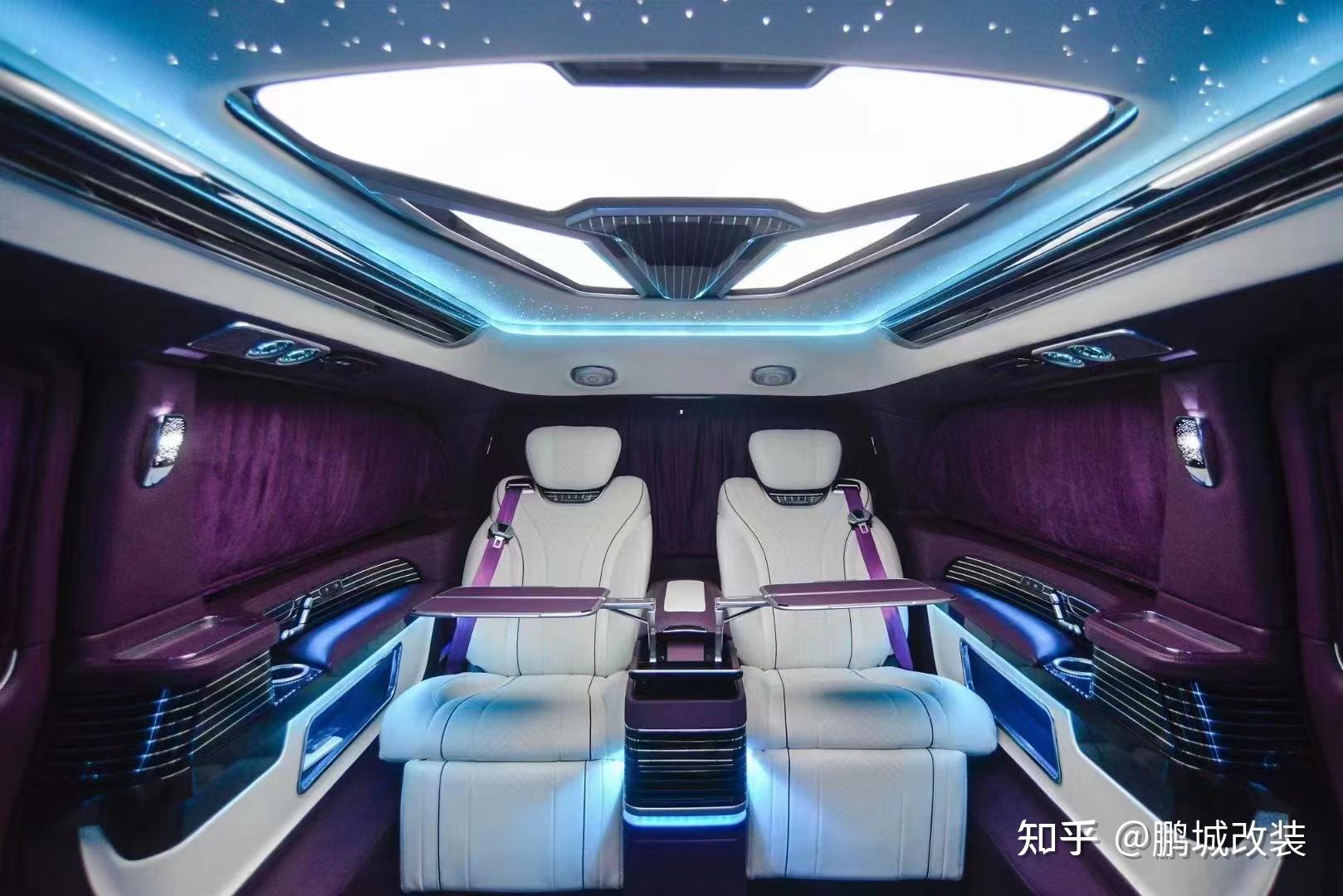 奔驰威霆v60商务车改装内饰暮光紫星空顶定制方案 - 知乎
