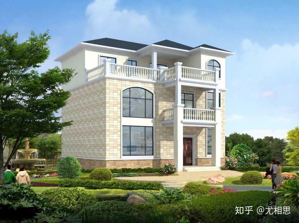 11x9米带神位露台自建房经济适用专为新农村设计