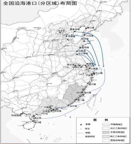 北煤南运主要运输路线图片