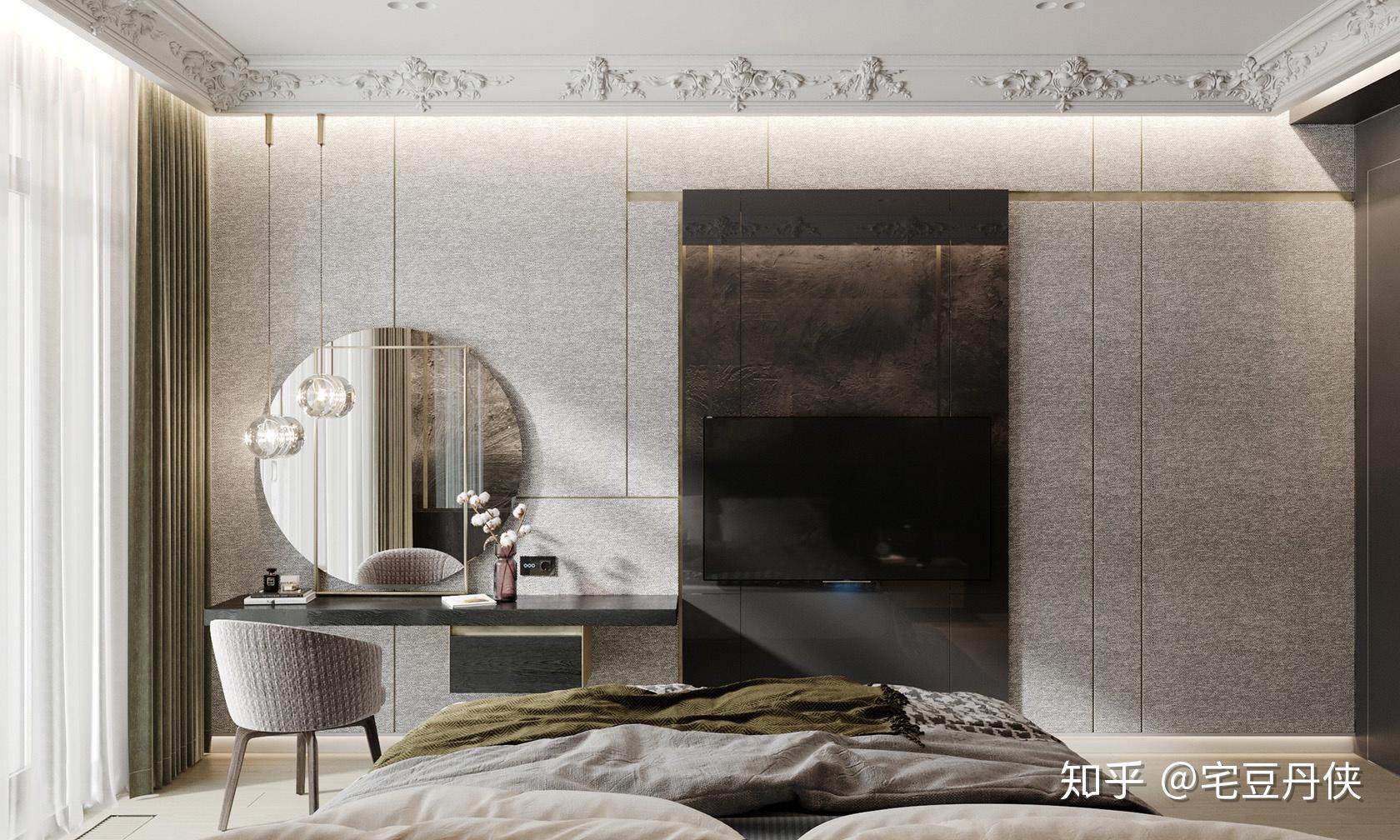 149㎡灰色和金色打造现代奢华生活居所