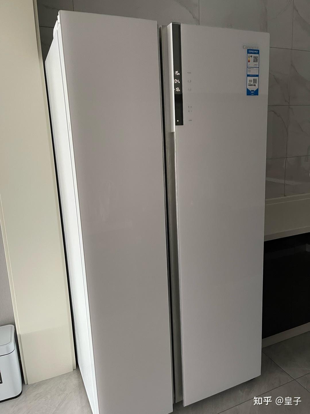 卡萨帝(casarte)纯白系列 643升 一级变频 对开门冰箱 彩晶面板 皓月