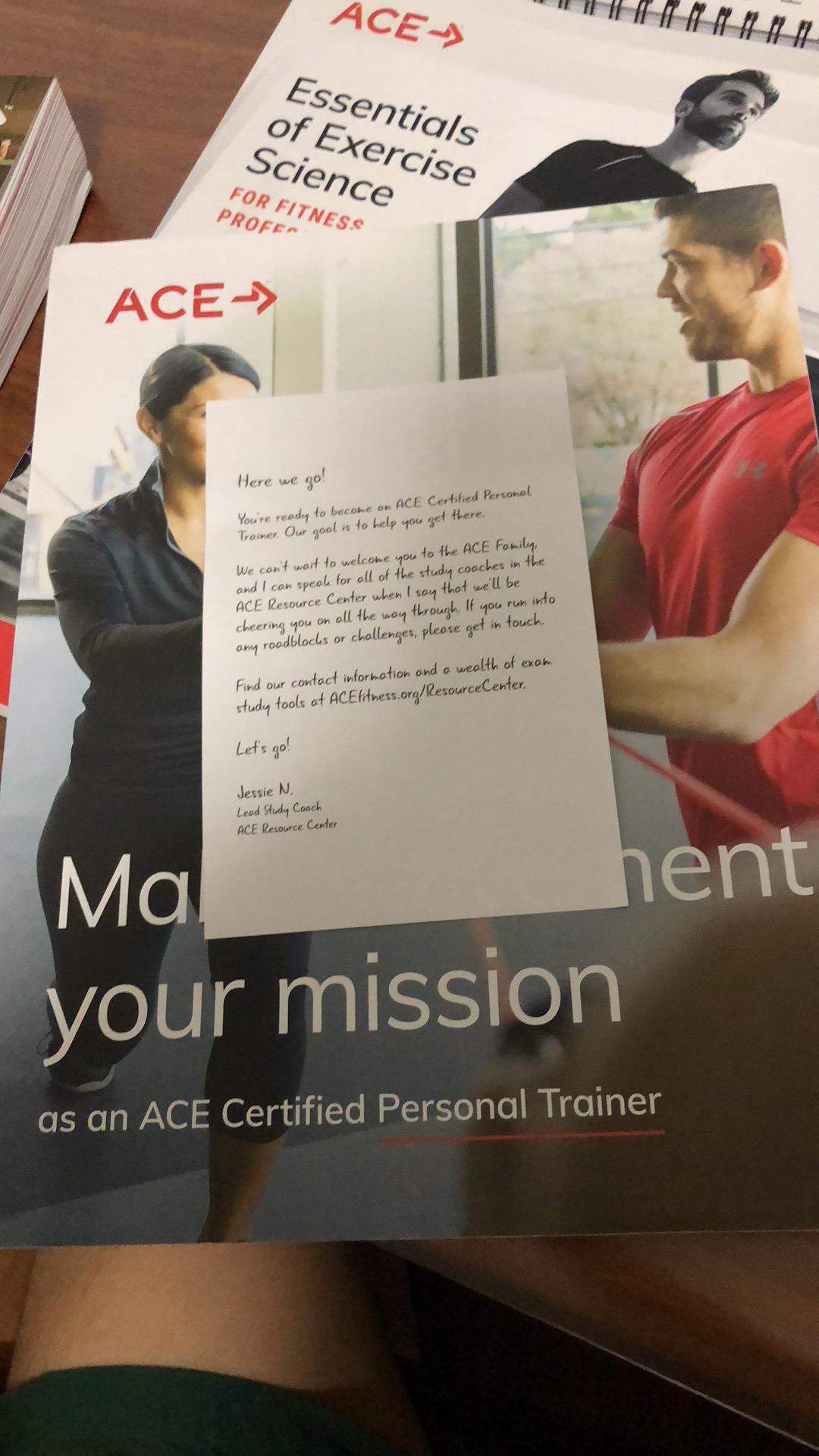 本人女大一,以后想考ACE当健身教练,英语方面