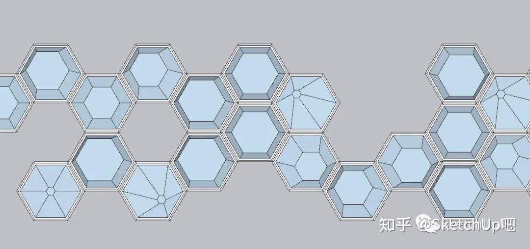 六邊形能在sketchup中玩出什麼花樣