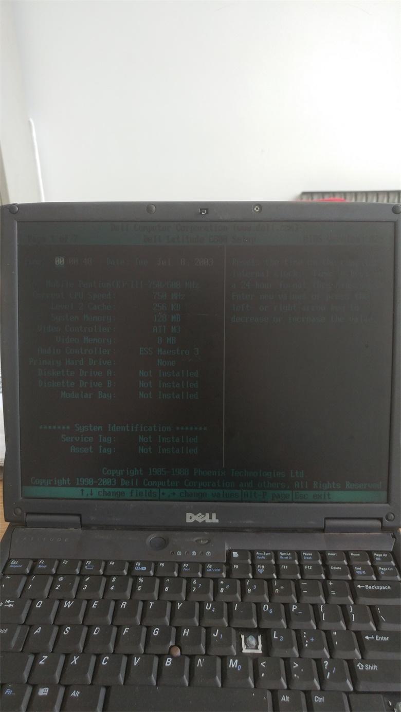 delllatitudec600整备记录