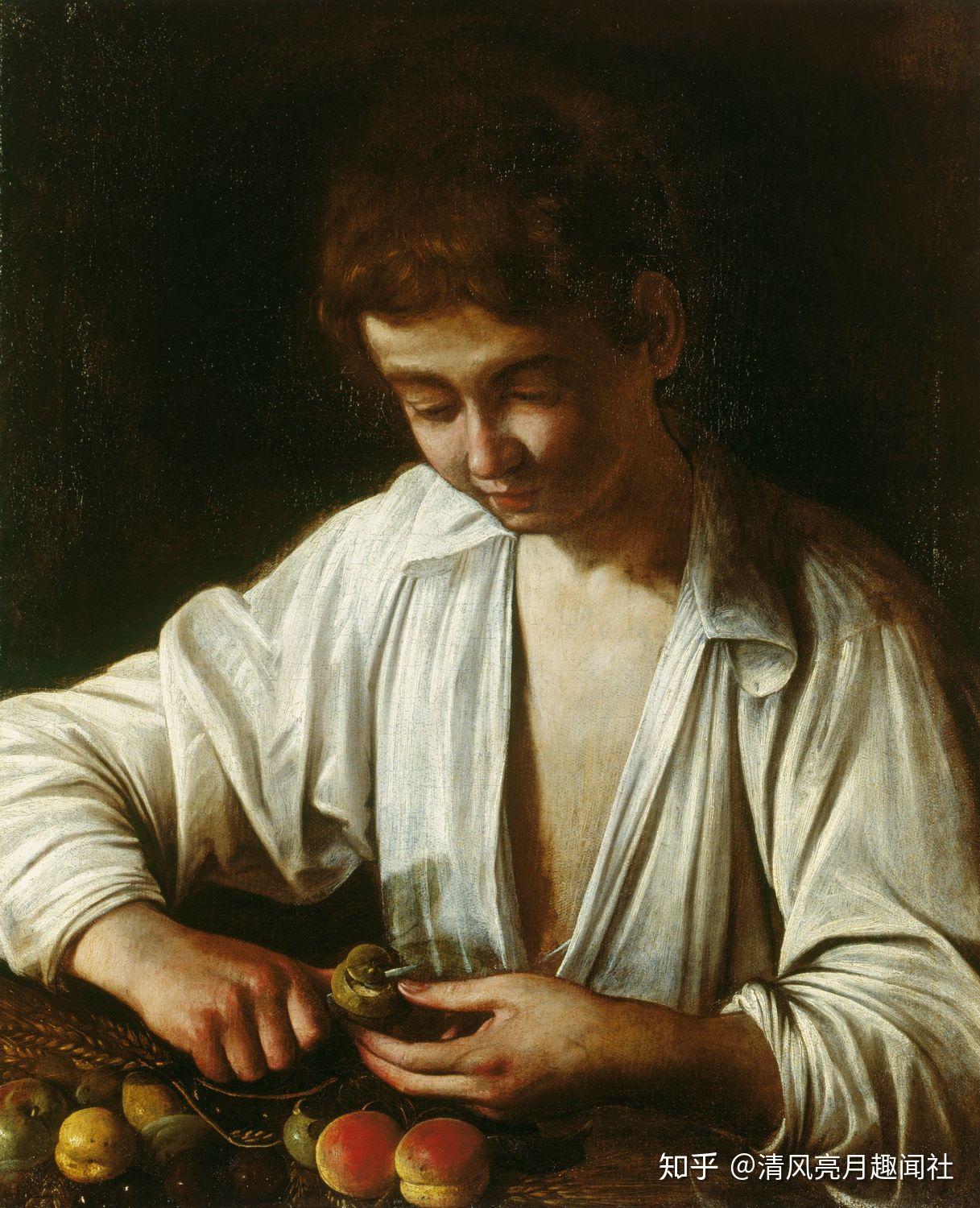 捧果篮男孩 boy with a basket of fruit (1593