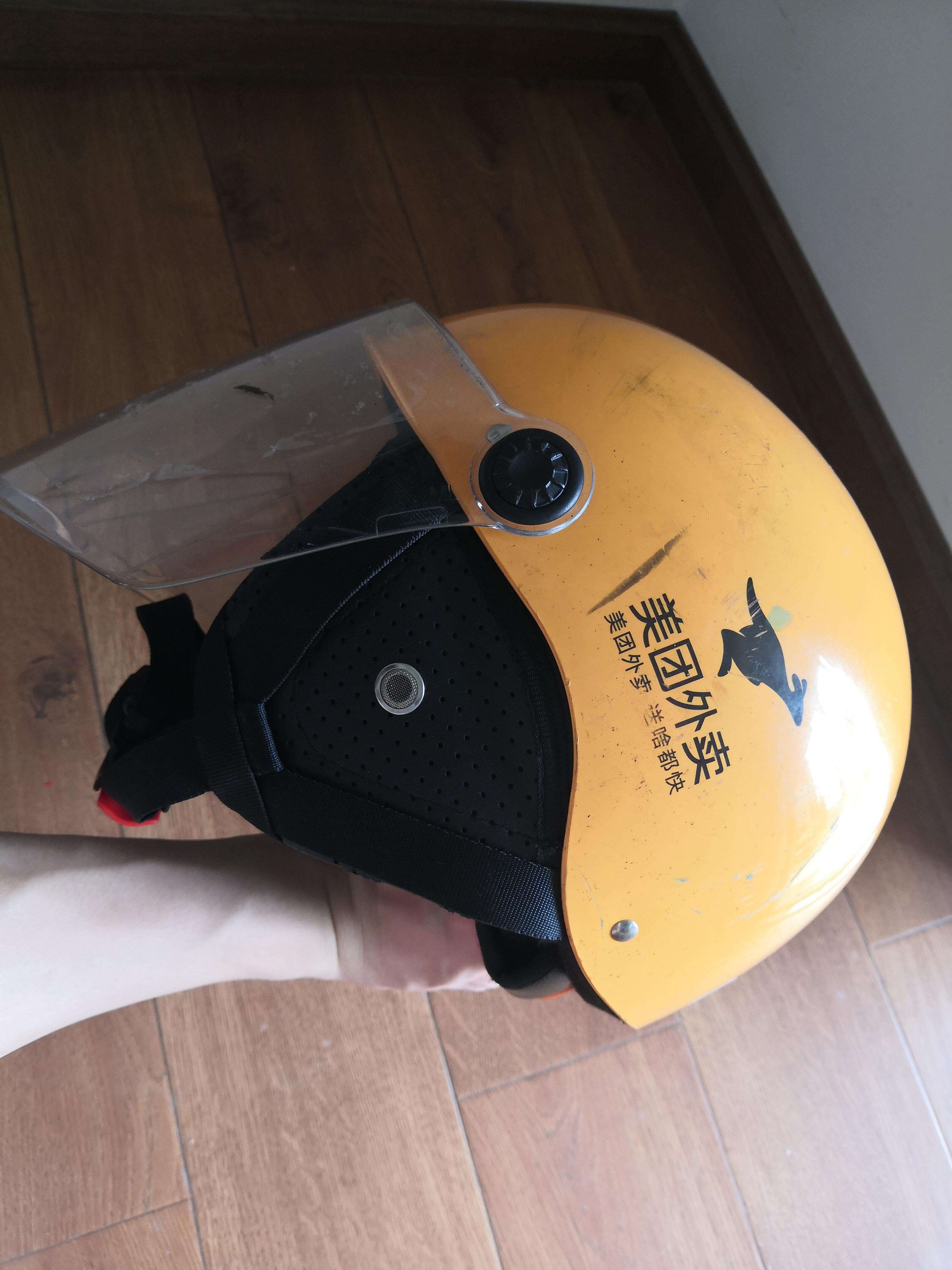 美团外卖骑手头盔,质量好不好,质量如何