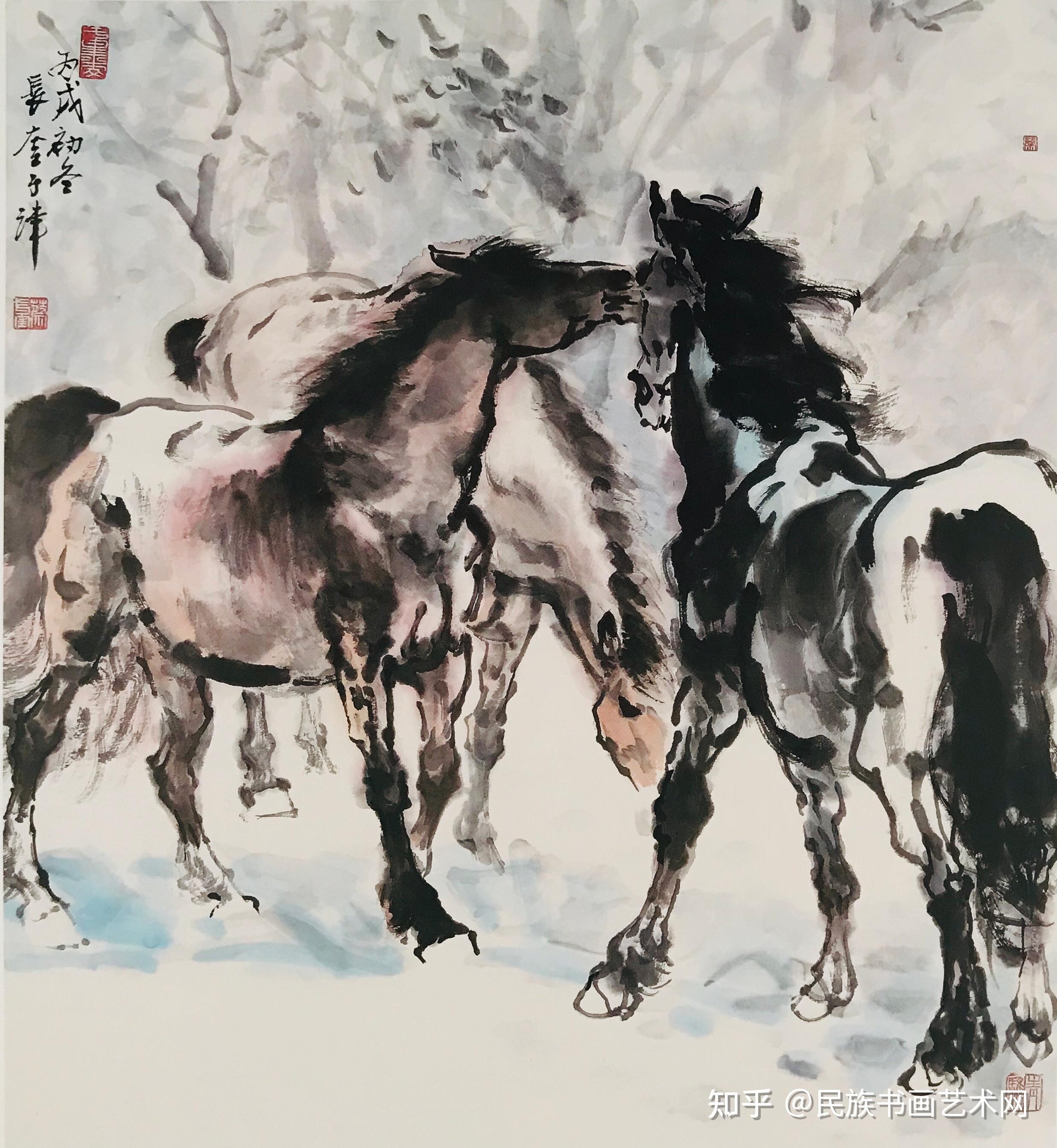 蔡长奎画马 - 知乎
