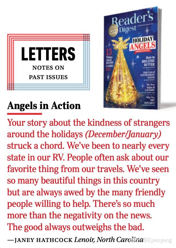 读者文摘readersdigest外刊精读第166期