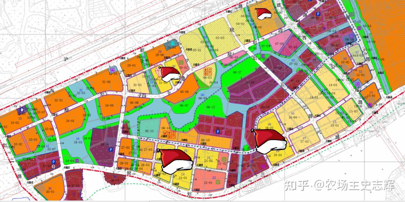 上海市青浦区地铁17号线 金泽镇西岑站(华为)周边区域规划变动