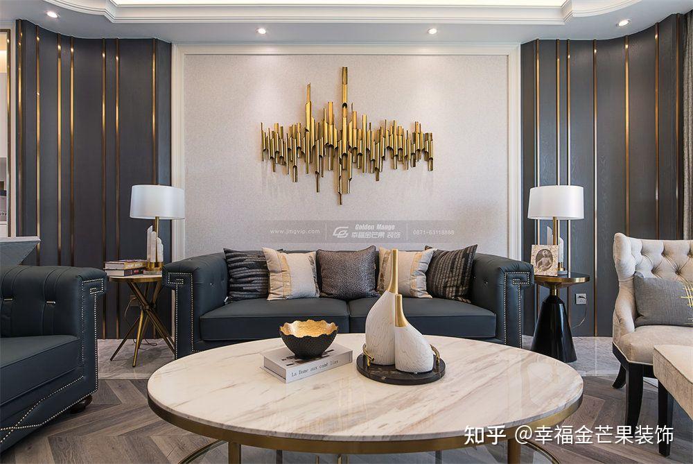 【幸福金芒果】昆明装修实景分享|海珀澜庭145㎡,营造满满轻奢感 - 知乎